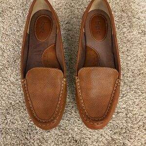 b.o.c. Tan Leather Slip-On Loafers